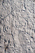 Various of footprints on dry sand floor background