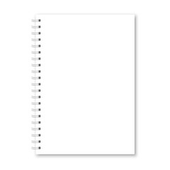 Fototapete - Vector realistic closed notebook cover.