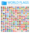 © Porcupen - All World Flags - New Additional List of Countries and Territories - Vector Tag Flat Icons