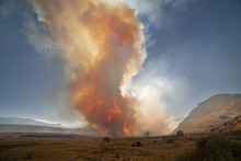 Wildfire Smoke In The Owens Valley