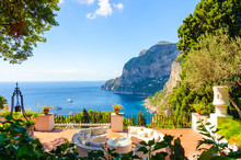 Amazing View On Capri Island, Campania, Italy
