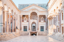 Ancient Palace Built For The Roman Emperor Diocletian - Split, Croatia