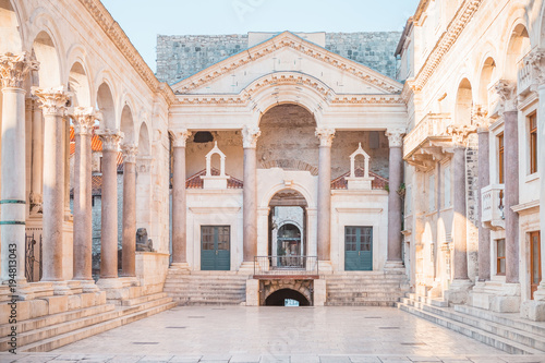 Cuadros en Lienzo Ancient palace built for the Roman Emperor Diocletian - Split, Croatia