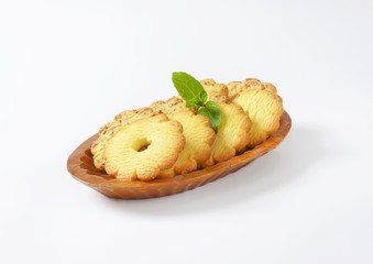 Sticker - flower-shaped vanilla cookies