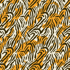 Sticker - Abstract animal print unusual seamless pattern