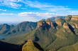 The Three Rondavels give a spectacular view over the Blyde River Canyon in South Africa