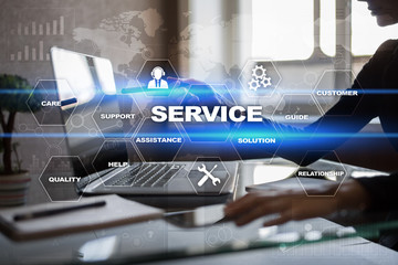 Fototapete - Customer service and relationship concept. Business concept.
