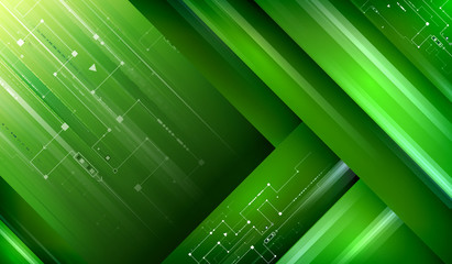 Modern green layout background