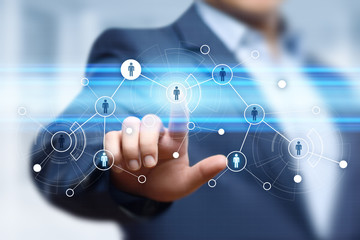 Wall Mural - human resources hr management recruitment employment headhunting concept