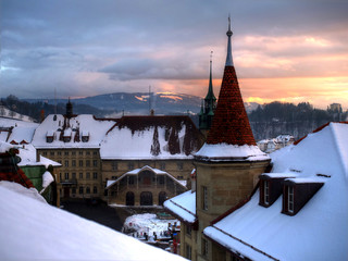 Wall Mural - Fribourg, Hôtel de ville