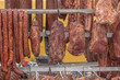Hanging Smoked meat