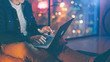 © Rymden - Man working on laptop at night
