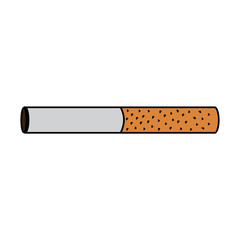 Wall Mural - unhealthy bar tobacco cigarette addiction vector illustration 