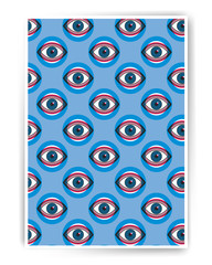 big brother spy vector abstract poster design with eyes illustration. human eye vector icon design, 