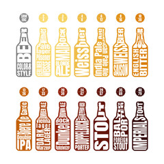 Poster - Beer color chart