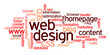 Word Cloud Web Design