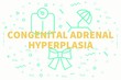 Conceptual business illustration with the words congenital adrenal hyperplasia