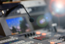 Broadcast Studio Video And Audio Switcher Mixer