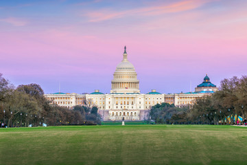 Fototapete - The United States Capitol building DC
