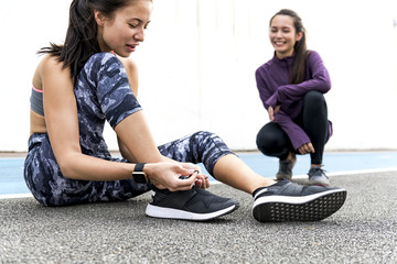 Wall Mural - Active woman concept