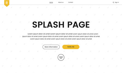Wall Mural - illustration of website elements for web design