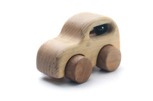 Children Toy Car Made Of Wood