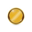 Gold coin isolated on a white background