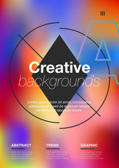 Wall Mural - Abstract background with minimal geometric pattern gradients.