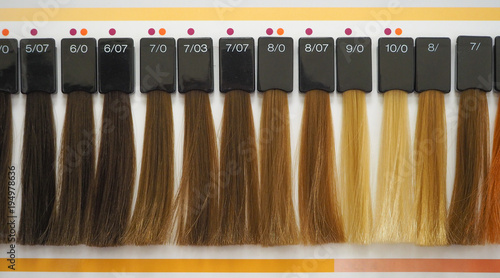 Hair Coloring Color Palette Kaufen Sie Dieses Foto Und