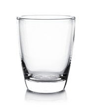 Empty Glass Isolated On White Background