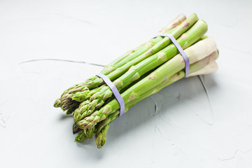 Canvas Print - Asparagus bunch close up