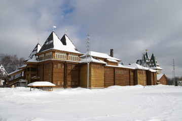 Wall Mural - The Palace of Tsar Alexei Mikhailovich — the wooden Royal Palace. Moscow