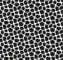 seamless vector mosaic pattern. irregular cells background. voronoi texture.