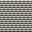 © Samolevsky - Vector seamless black and white halftone lines pattern. Abstract geometric retro background design.