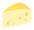 チーズ　白背景
