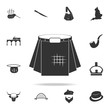 Scottish kilt icon. Detailed set of United Kingdom culture icons. Premium quality graphic design. One of the collection icons for websites, web design, mobile app
