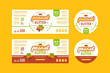 © neuevector - Set of templates label for peanut butter