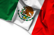Flag of Mexico on white background