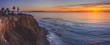 Beautiful Point Vicente Lighthouse at Sunset Panorama