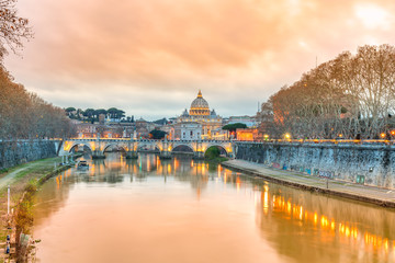 Wall Mural - St Peter Cathedral, Rome, Italy