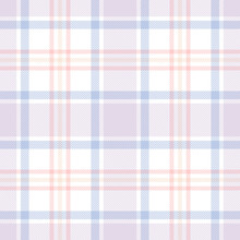 Seamless Tartan Plaid Pattern. Checkered Fabric Texture Background.
