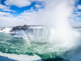 Fototapeta Tęcza - Zimowa Niagara