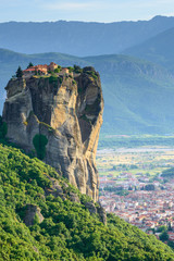 Wall Mural - Holy Trinity Monastery (Agia Trias) at the complex of Meteora monasteries in Greece