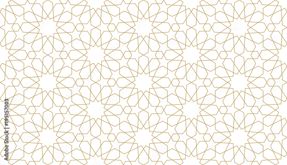Seamless pattern in authentic arabian style. Stock Vector | Adobe Stock