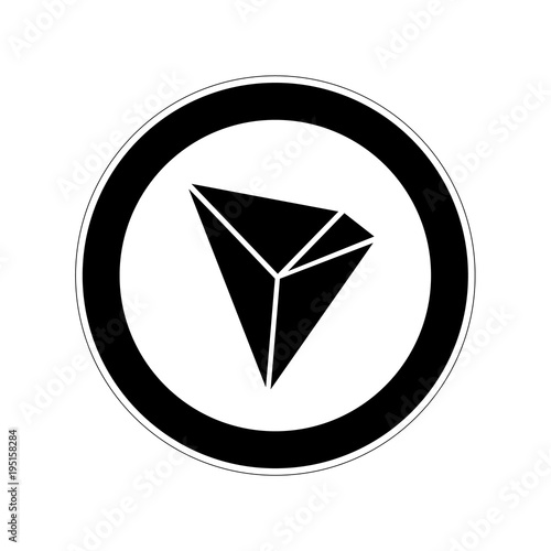 Tron Currency Icon Stock Vector Adobe Stock