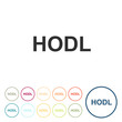 © Daniel Berkmann - Runde Schaltflächen - HODL