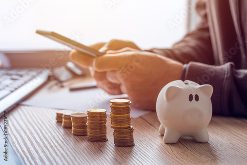 Fotomural Savings, finances, economy and home budget