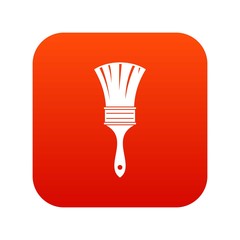Wall Mural - Brush icon digital red