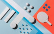 © Audrey Shtecinjo/Stocksy - Abstract conceptual geometry set up/composition.