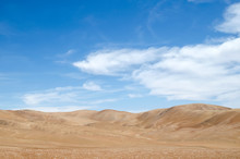 Stunning View To Sand Dunes Of The Desert